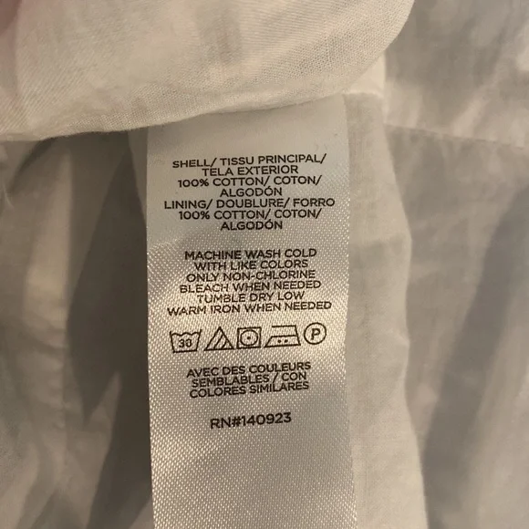 Ann Taylor Loft NWT midi dress long sleeve lightweight pinstripe seersucker - Picture 12 of 12